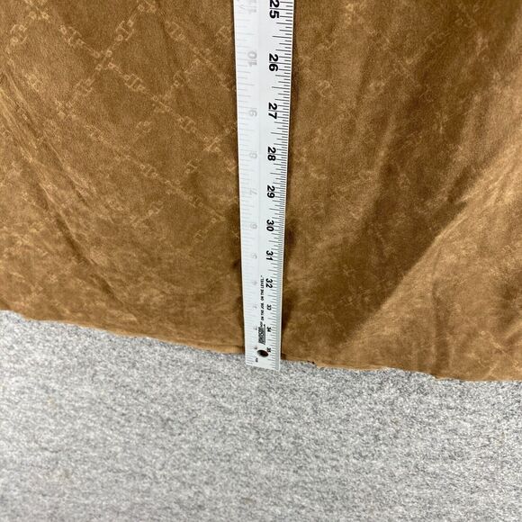 5/$45 Country Wear Casuals Skirt Women 3X Plus Brown Geometric Midi Mid Rise - Picture 6 of 8